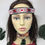 Thumbnail: Maori Diamond Pattern Headband with Elastic – Kapa Haka Costume Piece