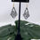 Thumbnail: Faux Turtle Shell Plumeria Diamond Earrings