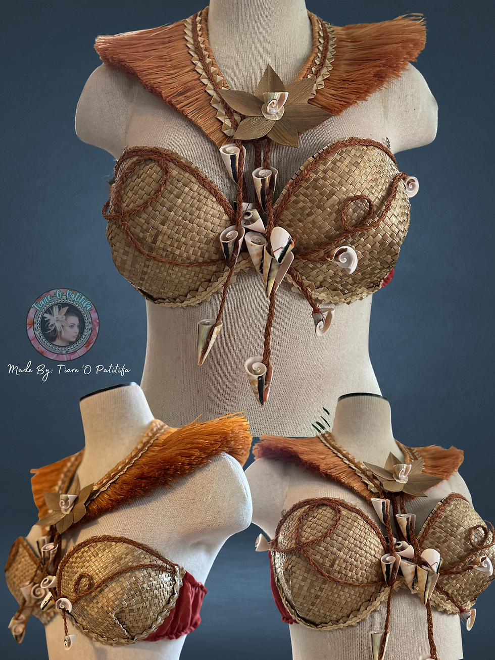 Thumbnail: Rau Ura Daniela – 3-Piece Tahitian Costume Set