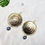 Thumbnail: Ra’i – 14K Gold Plated Sun Disc Earrings