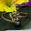 Thumbnail: Hawaiian Gold Plated Double Pearl Flower Bracelet