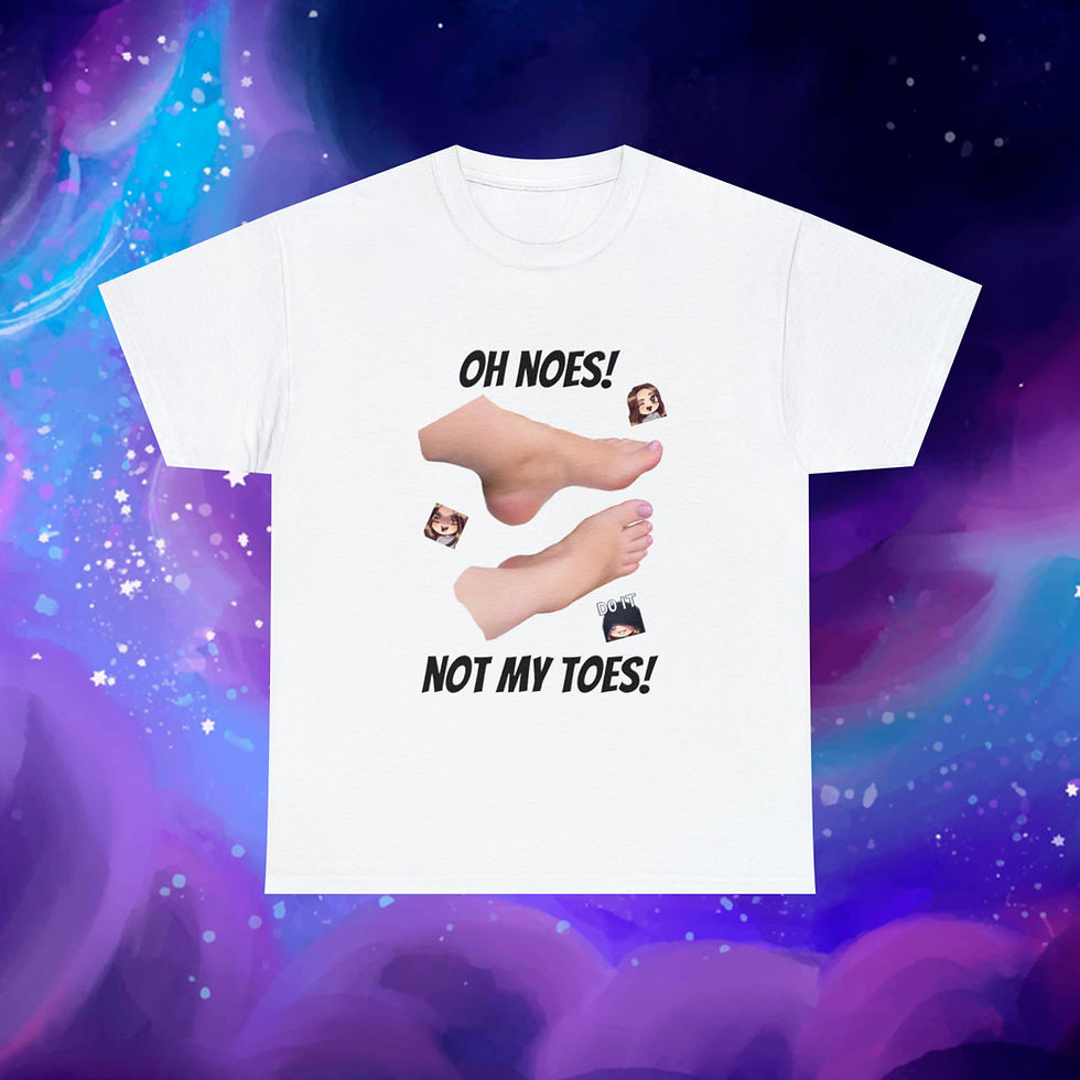 Thumbnail: "Oh Noes! Not Melly's Toes!" T-Shirt