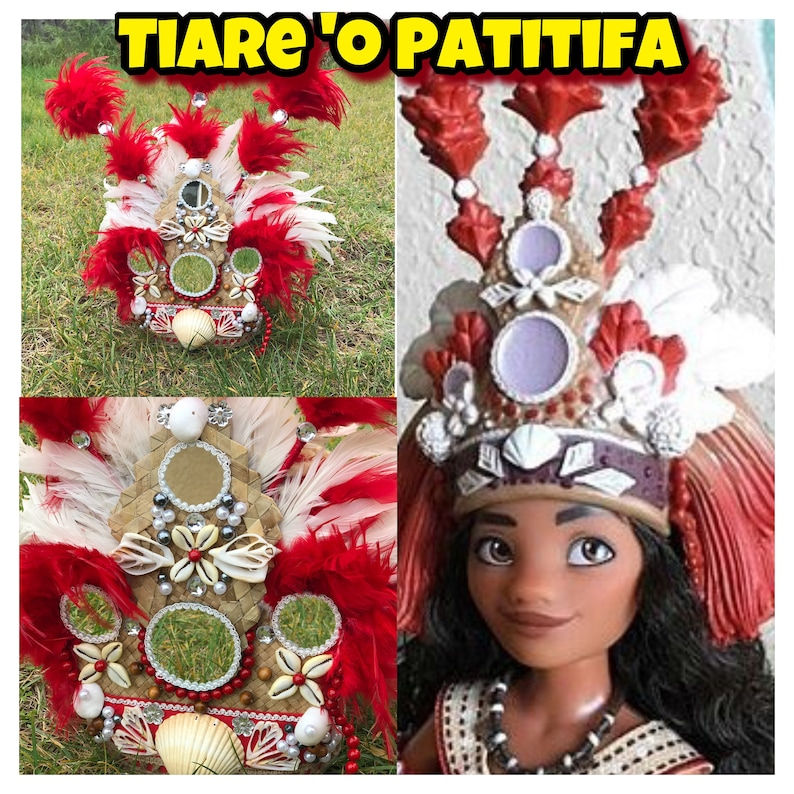 Thumbnail: Moana's Kuiga, Moana Movie, Samoan Princess Crown /Tuiga/kuiga Pale Samoa