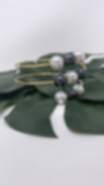 Thumbnail: Gold Plated 12MM Shell Pearl Wrap Around Bracelet