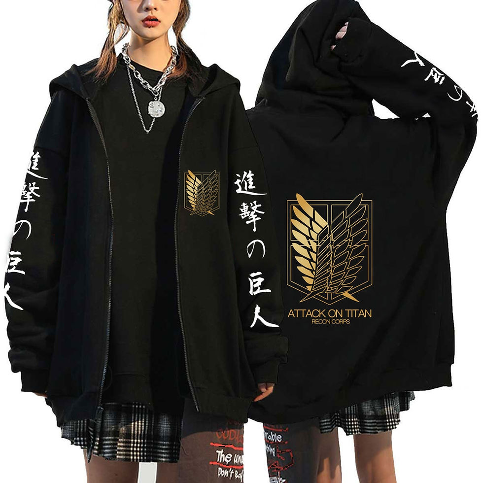 Thumbnail: Attack on Titans Zip Up Hoodie