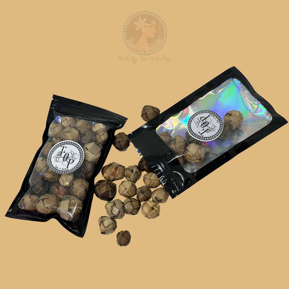 Thumbnail: Weaved Lauhala Balls. Costuming Balls.