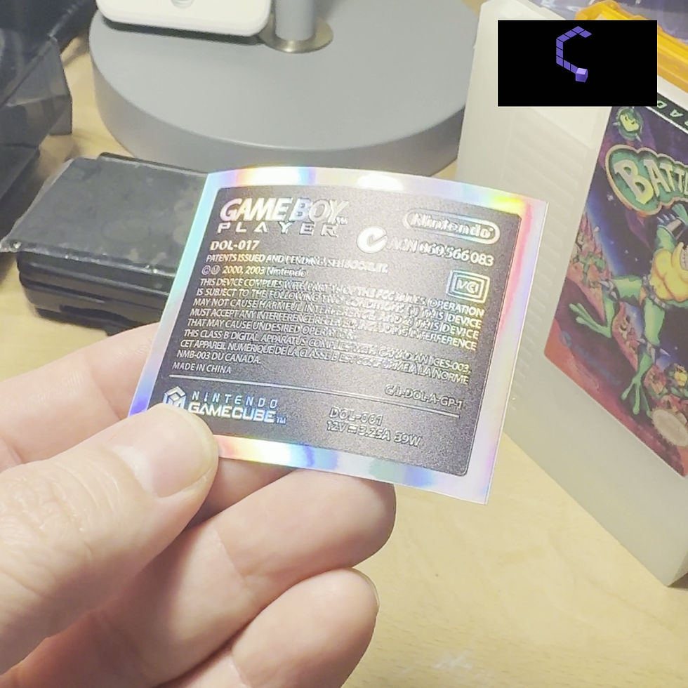 Thumbnail: Gamecube Console Holo3DFX Replacement Labels