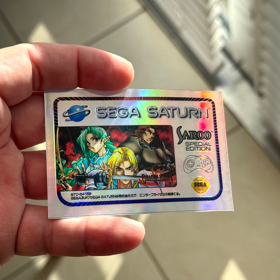 Thumbnail: Saroo Cart Holo3DFX Label Set