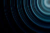 Abstract Graphic blue circles and gradient