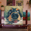 Thumbnail: Cute puppy with tongue out resting head on pillow - original oil painting