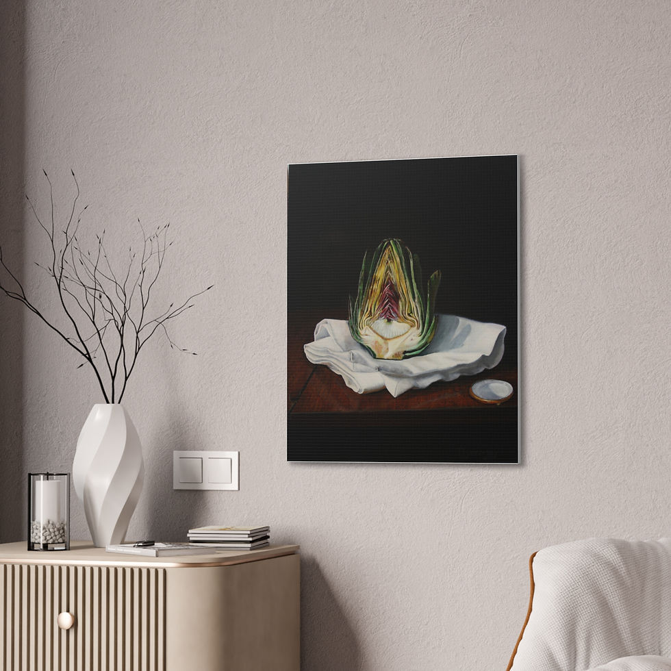 Thumbnail: Artichoke Canvas Wall Art - Gourmet Kitchen Decor