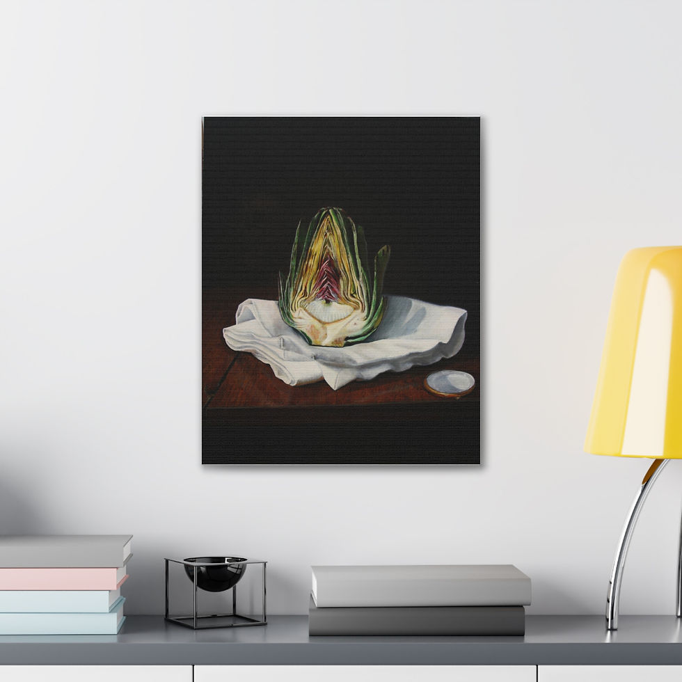 Thumbnail: Artichoke Canvas Wall Art - Gourmet Kitchen Decor