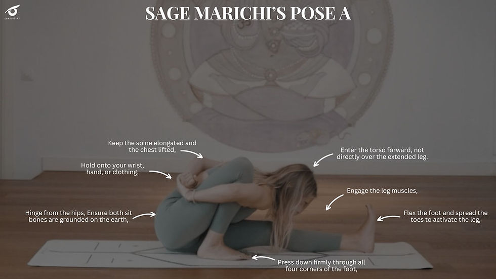 Marichyasana A (Sage Marichi’s Pose A)