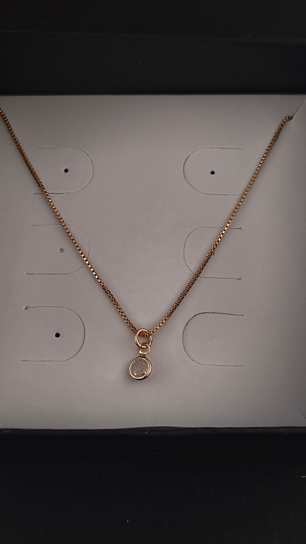 Miniatura: Colar Ponto de Luz - Banho Ouro 18K