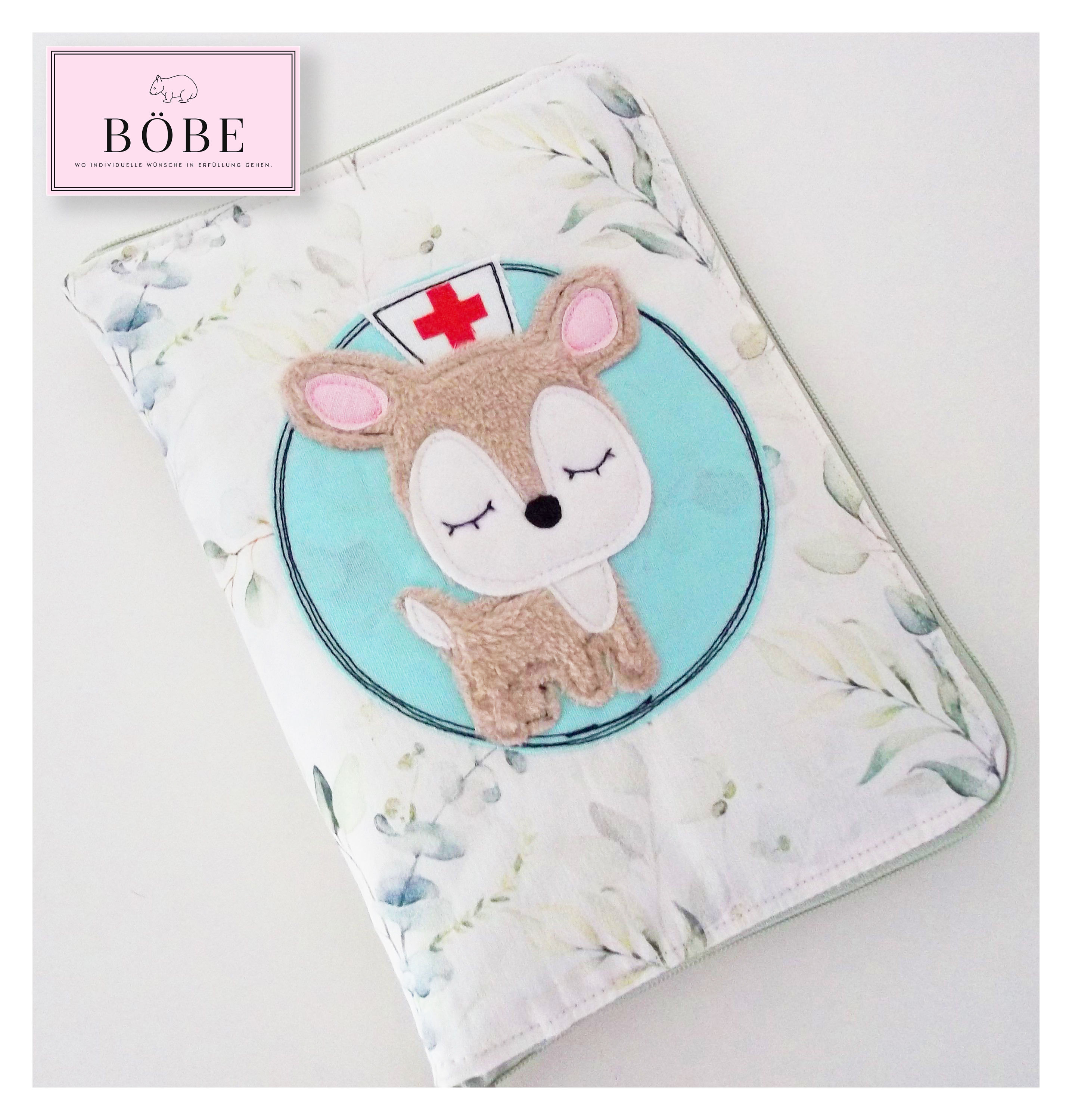 Notfalltäschli mit Reh-Applikation