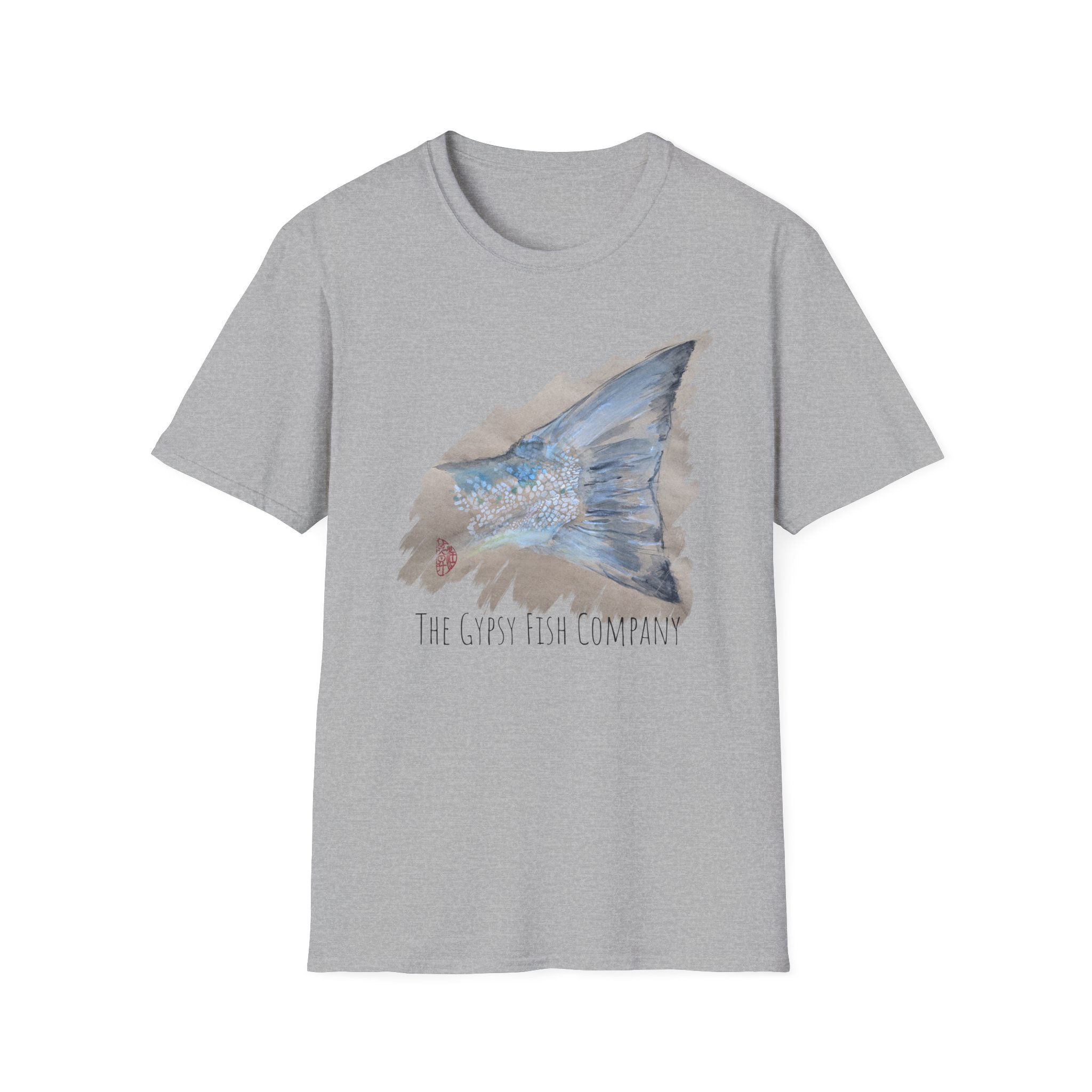 Softstyle T-Shirt with Original Salmon Art