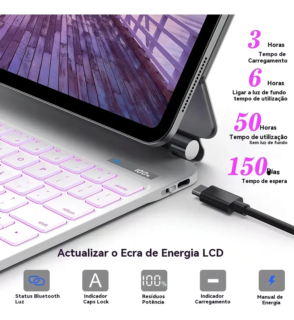 Miniatura: Capa anti-impacto smart para iPad