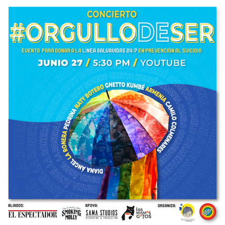 GRAN CONCIERTO EN CONTRA DEL SUICIDIO Y LA DISCRIMINACIÓN