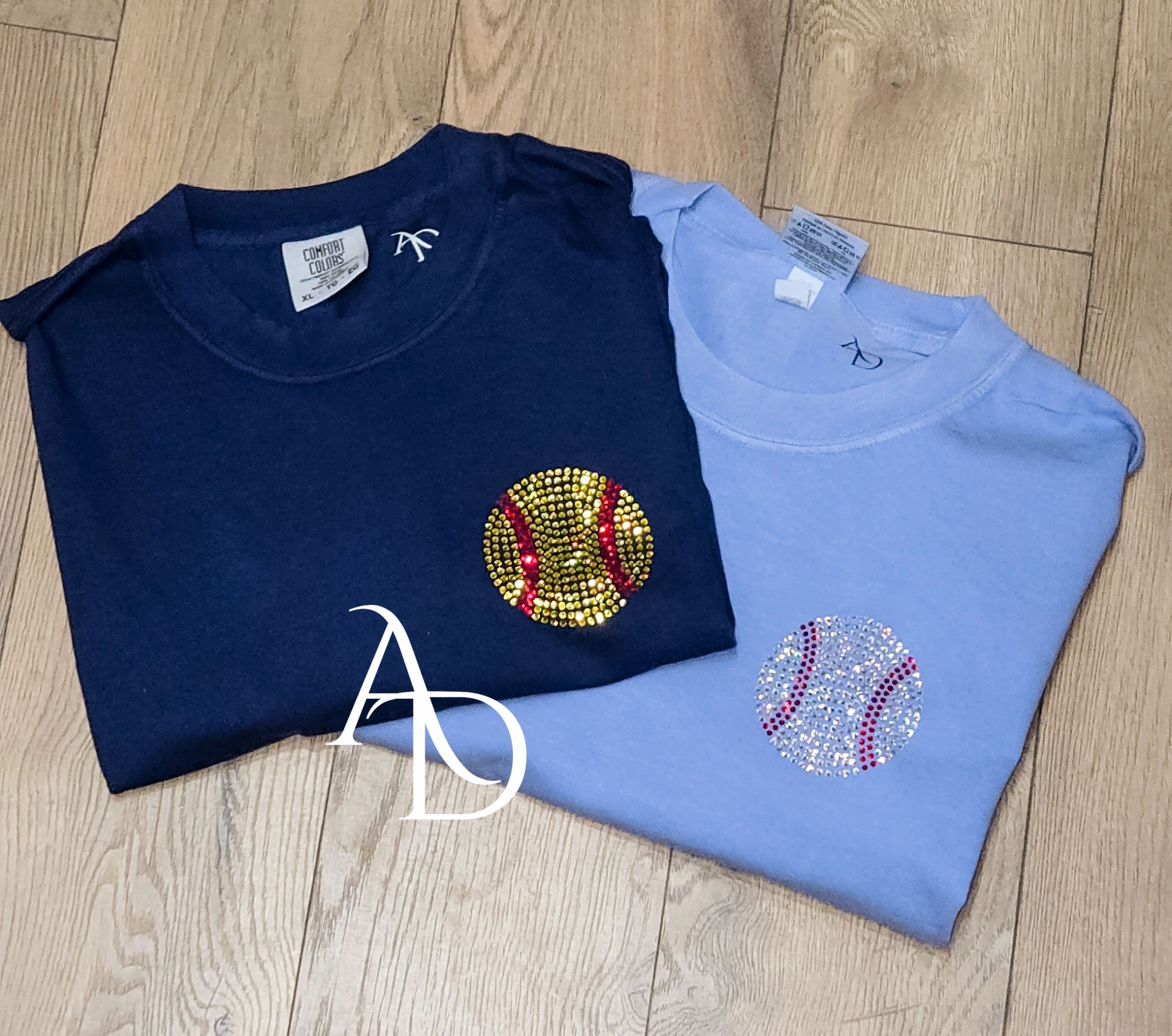 Custom Rhinestone Game Day Tee