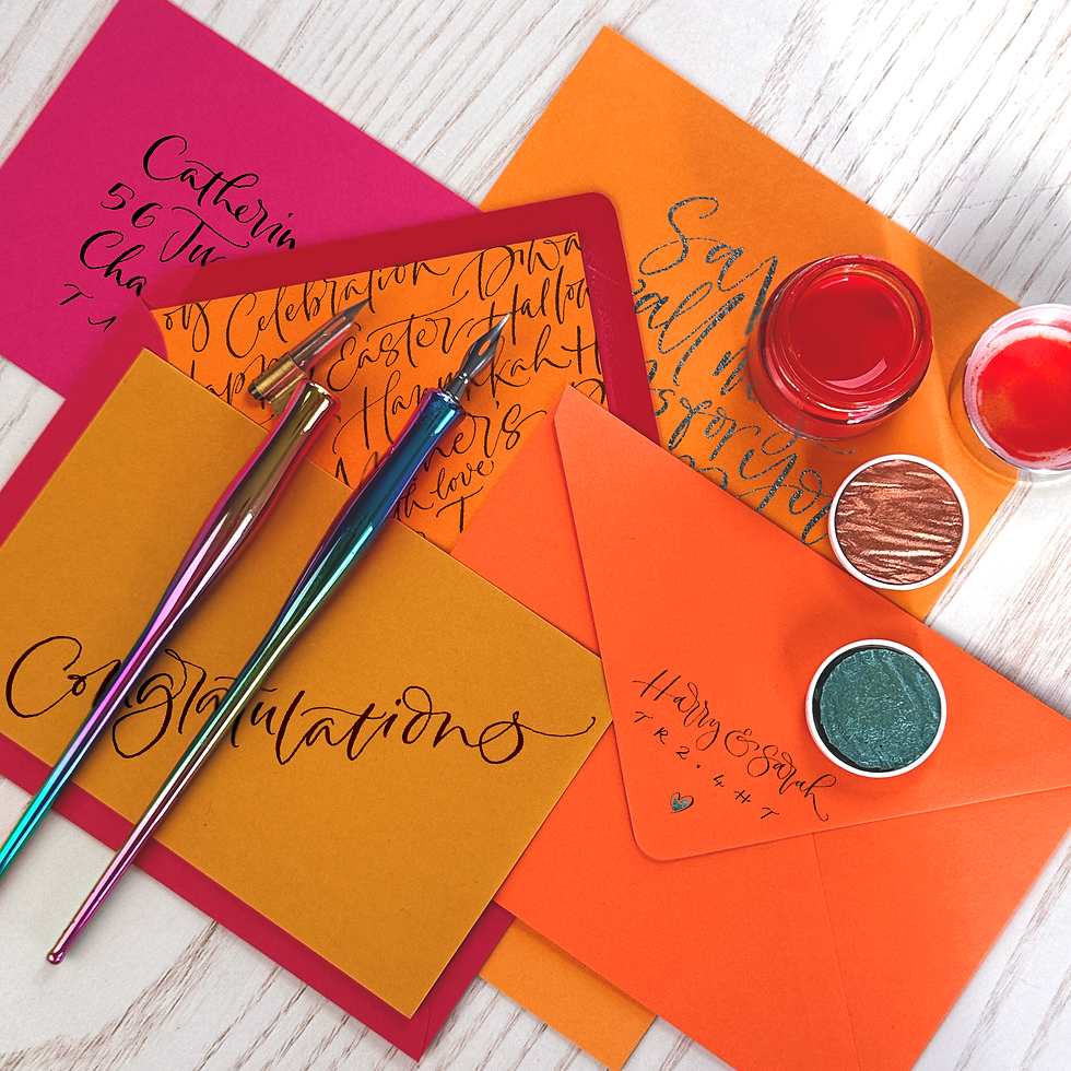 14/04 Modern Calligraphy 5-Week Creative Stationery Course