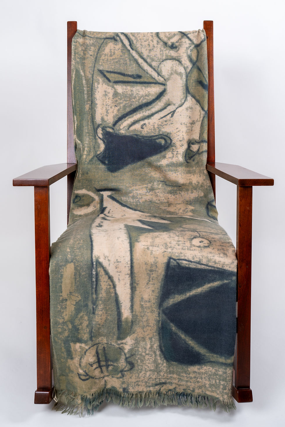 Thumbnail: Scarf 10 - Floating Coordinates ("Rhythm of the City" Collection)