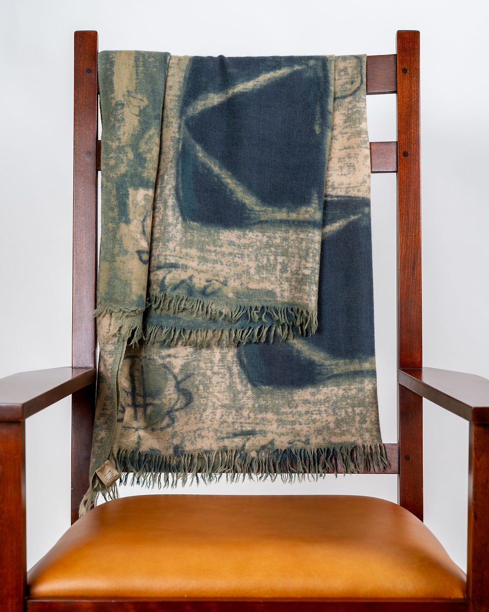 Thumbnail: Scarf 10 - Floating Coordinates ("Rhythm of the City" Collection)