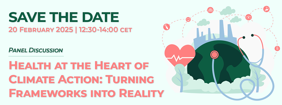 IHEID Global Health Centre - A Saúde no Centro da Ação Climática: Transformando Estruturas em Realidade