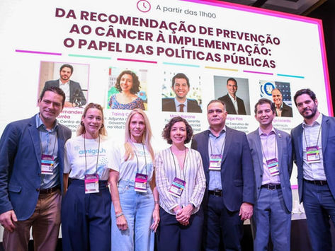 No 13º Congresso TJCC, FórumCCNTs defende políticas públicas e articulação intersetorial para fortalecer a redução de riscos do câncer