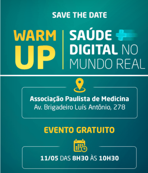 APM - Warm-Up Global Summit Telemedicine & Digital Health: Saúde Digital no Mundo Real