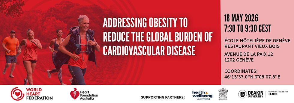 WHF/HFA - Combatendo a Obesidade para Reduzir a Carga Global de Condições Cardiovasculares