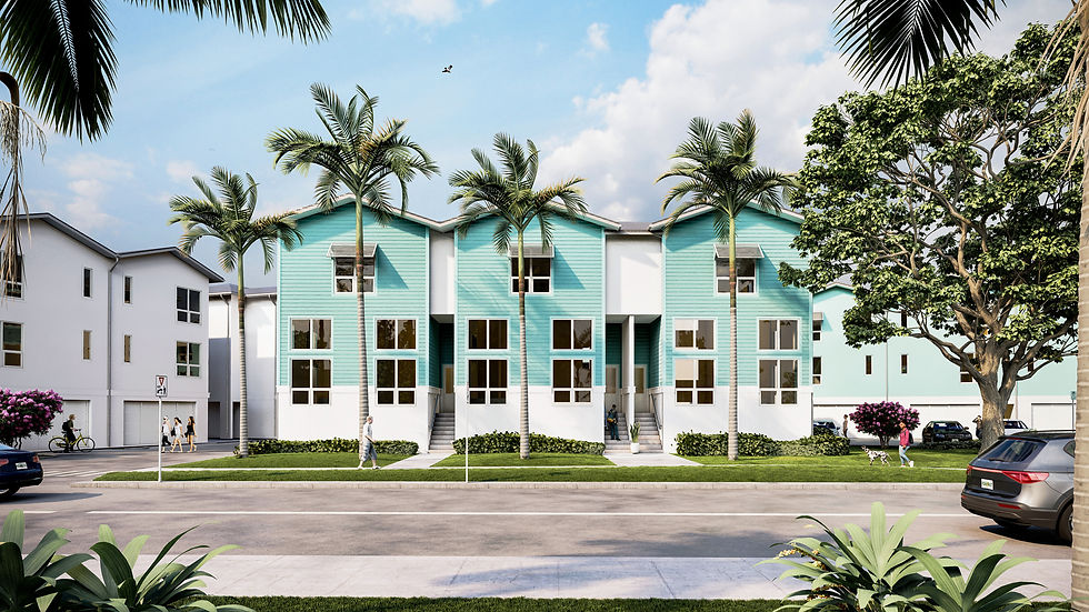 Coquina Cabanas Townhomes exterior rendering