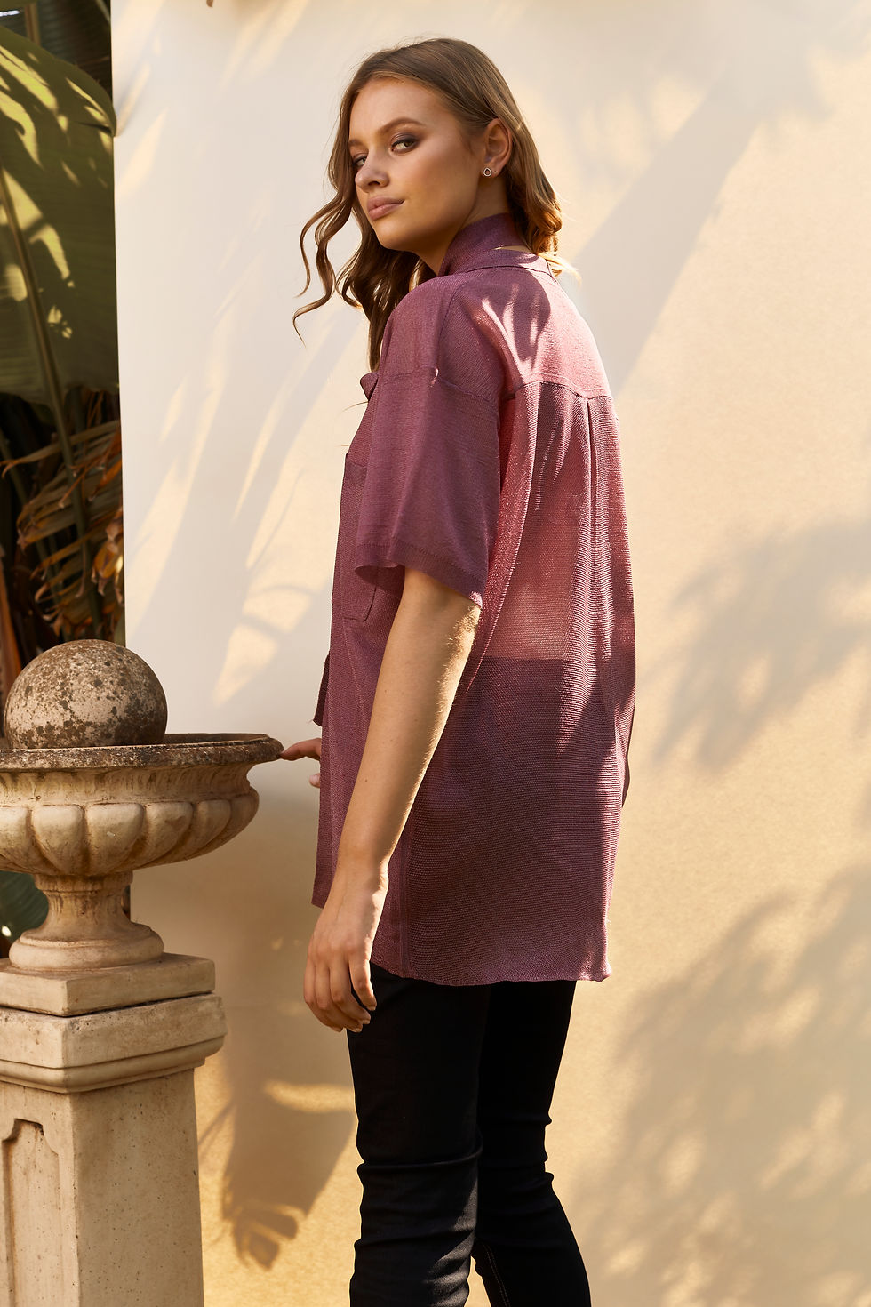 Thumbnail: Organza Knit Shirt