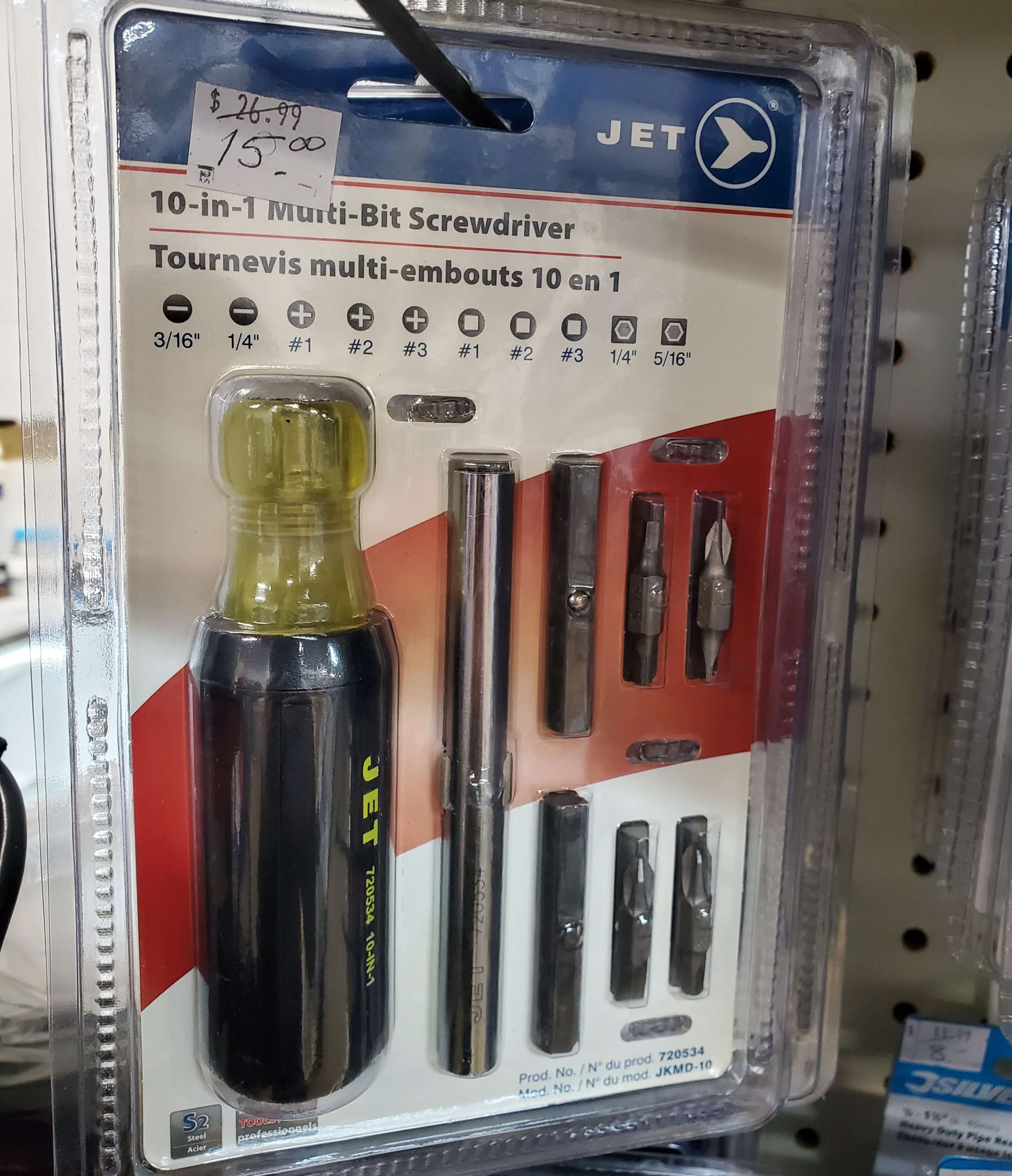 Jet 10 in 1 multi-bit Screwdriver 