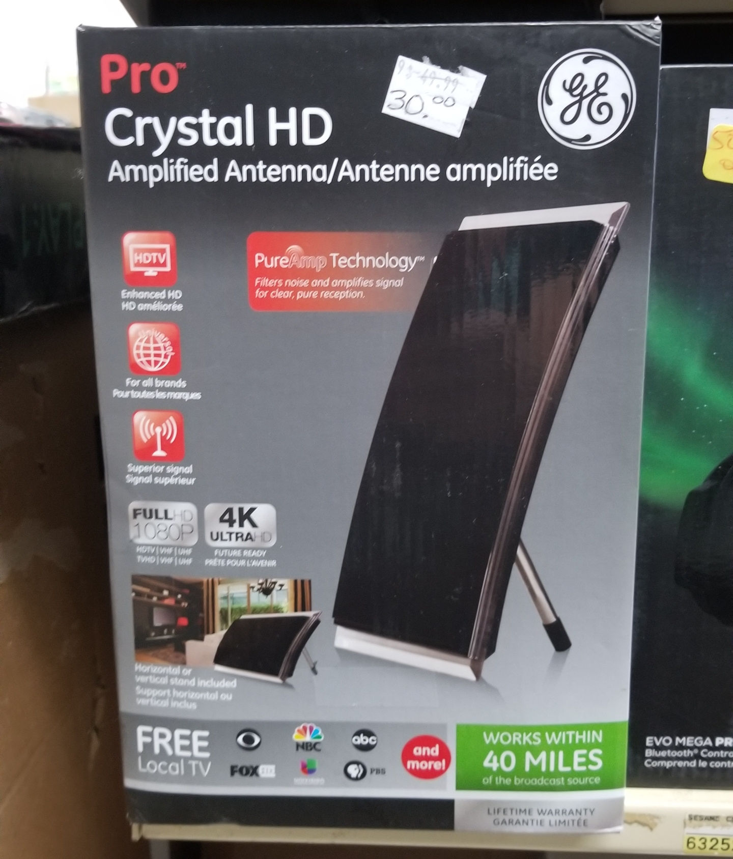GE Pro Crystal HD Amplified Antenna