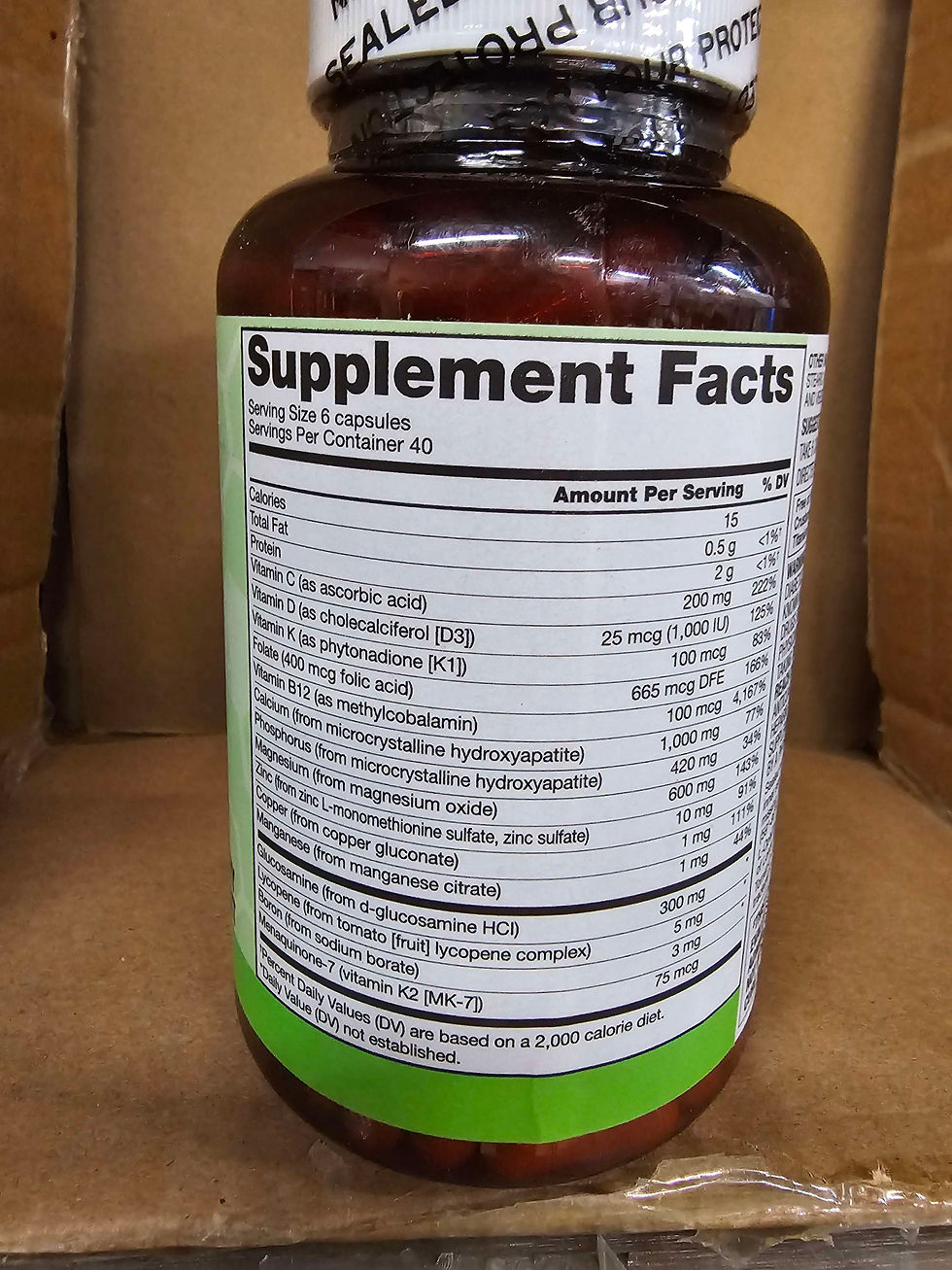 Thumbnail: Synergy Bone Booster Complex 240 capsules 