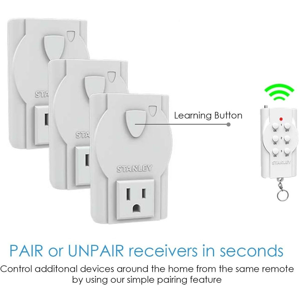 Thumbnail: Stanley 3 pack Wireless Remote System 