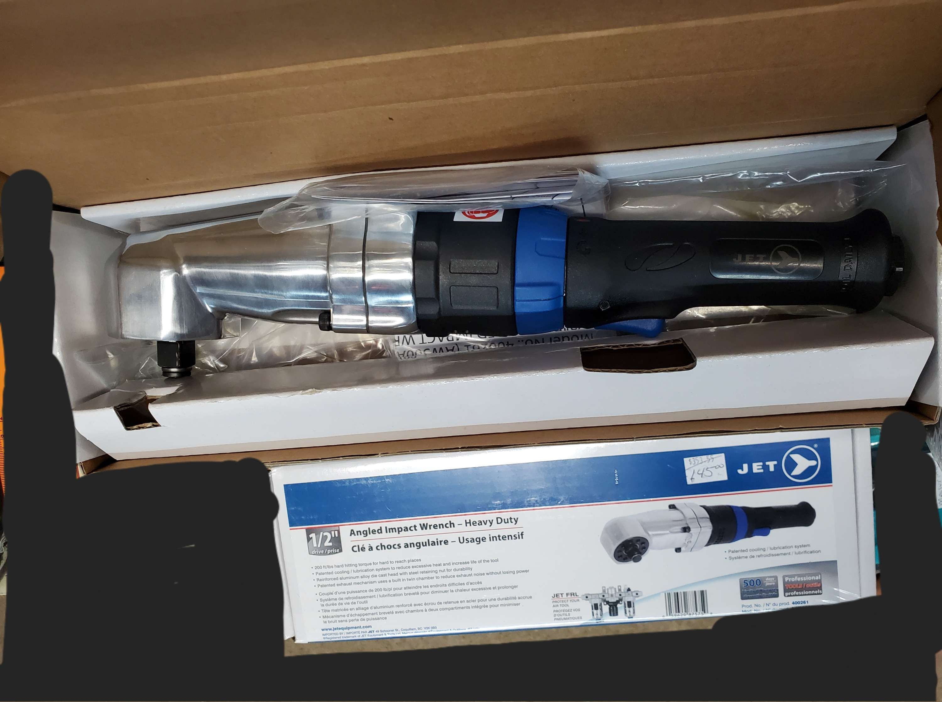 Jet frl 1/2" angled impact wrench 