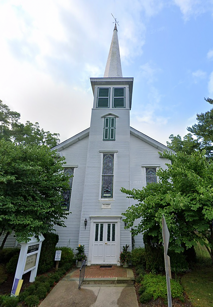 Stony Brook Community Church, located on Christian Avenue, served as the spiritual stronghold where Rev. William M. Fanton led his congregation in resisting the growing influence of the Society of the Holy Ghost and Us during the early 1900s. (Image source: Google Maps)