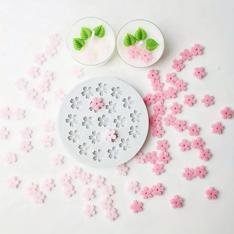 Miniatura: Molde de Silicona set flores primavera mini