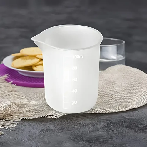 Tasse Mesure En Silicone Souple - 250 ML Et 500 ML, Pour Mesurer Et Fondre Beurre, Chocolat - 10