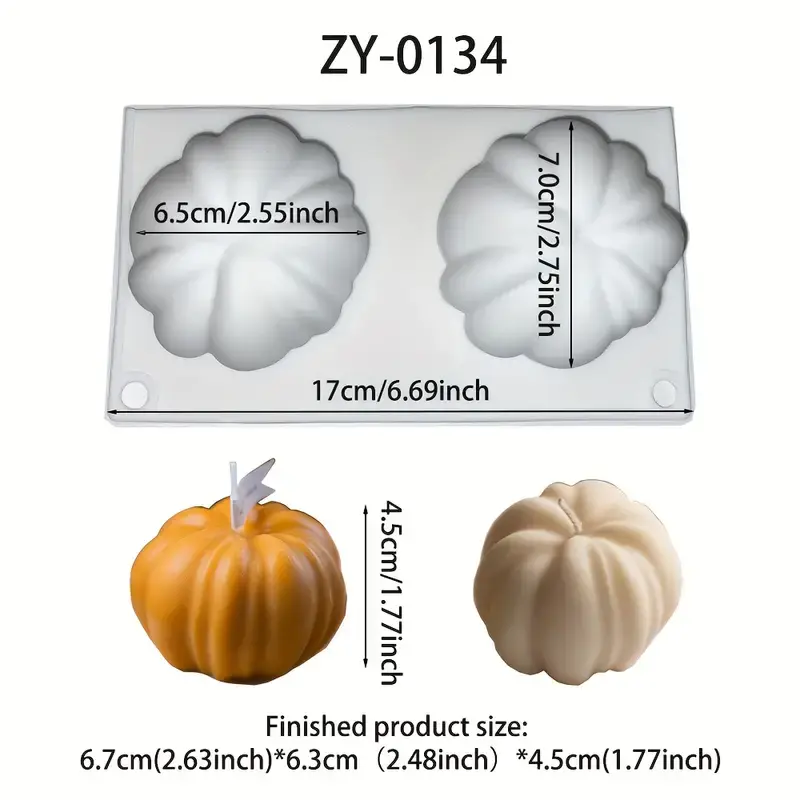 Miniatura: Molde  de silicona calabaza