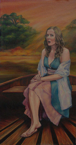 Picture yourself in a boat on a river...