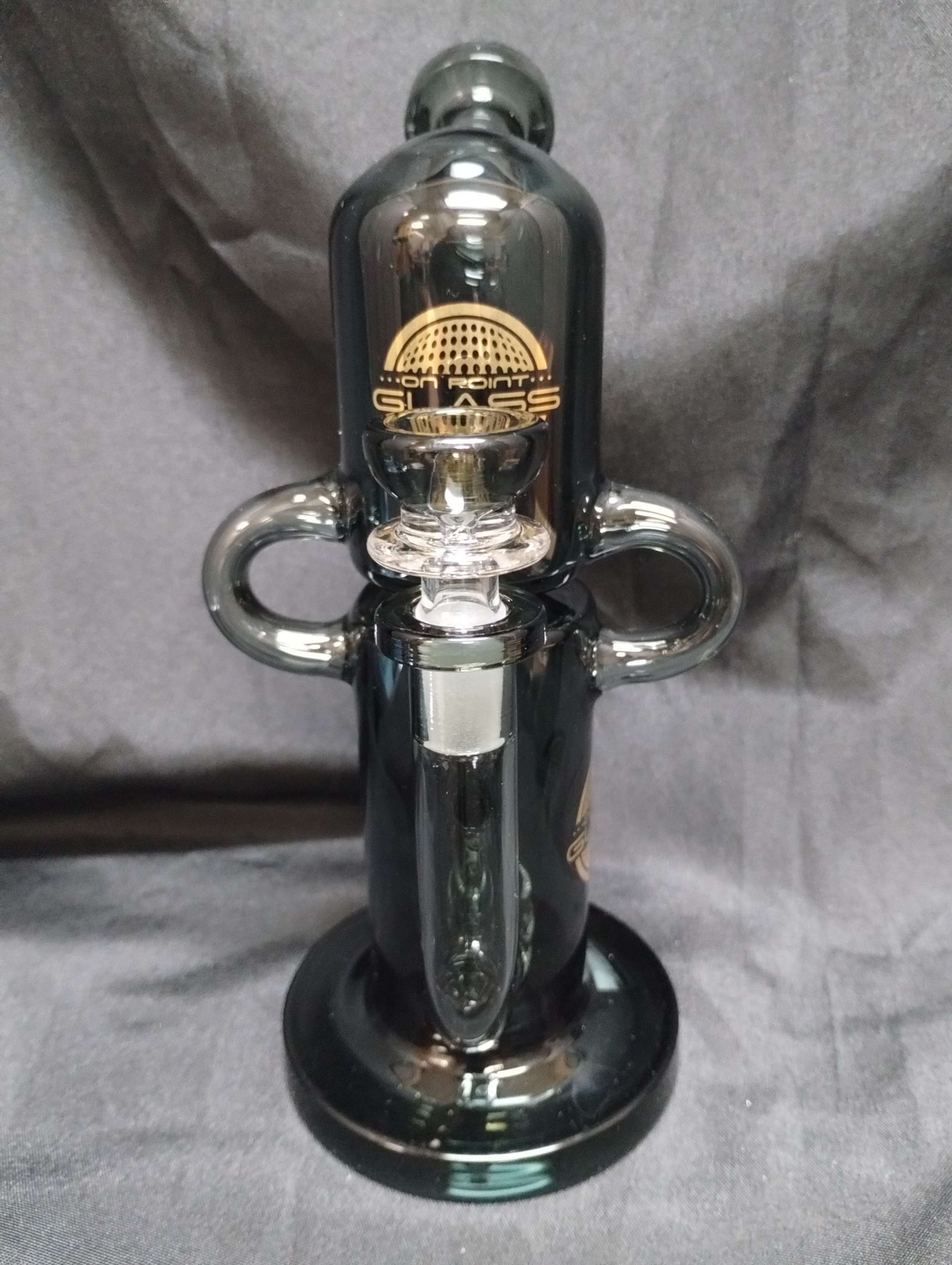 9" Black Recycler Water Pipe 