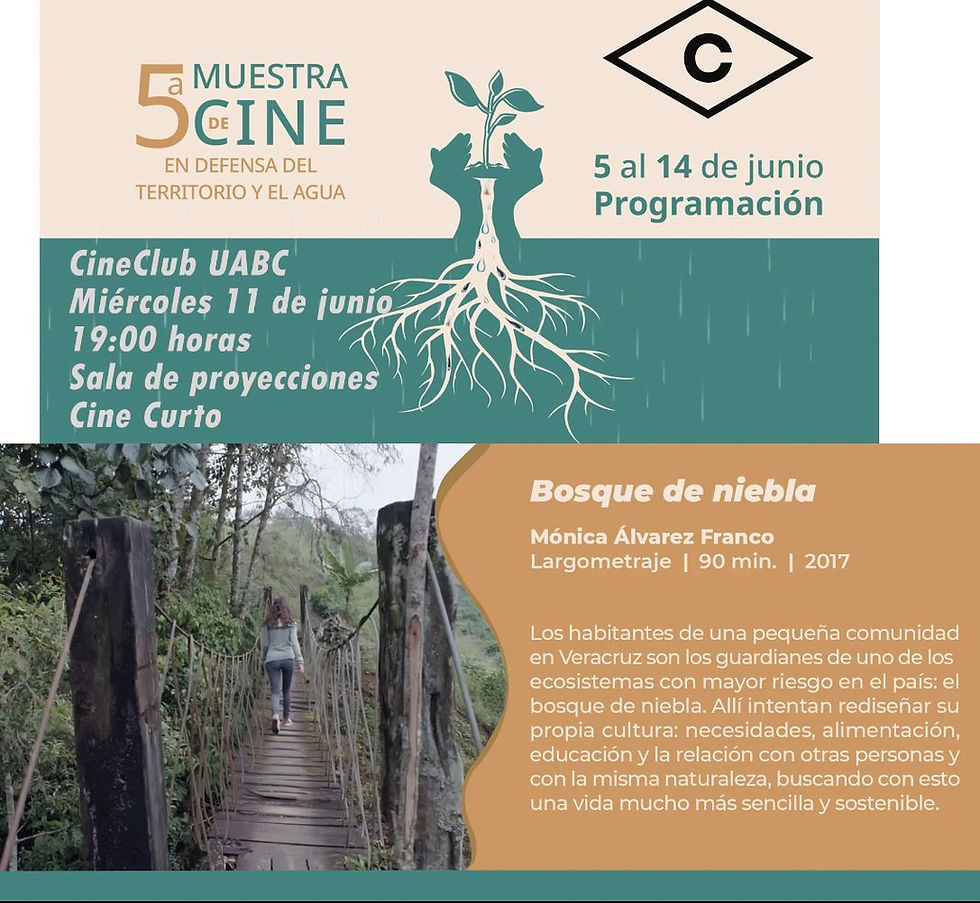 Cineclub UABC presenta: - Muestra de cine en defensa del territorio y el agua 2025