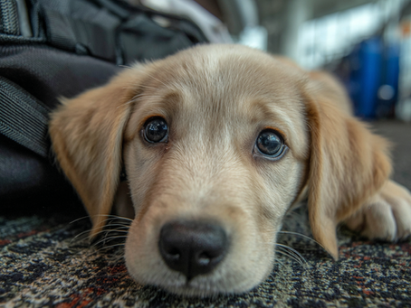 Tips for traveling with your puppy & other small pets through airport security