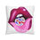 Thumbnail: Colorful Jawbreaker Candy / Lip - Design Tufted Floor Pillow, White Cushion