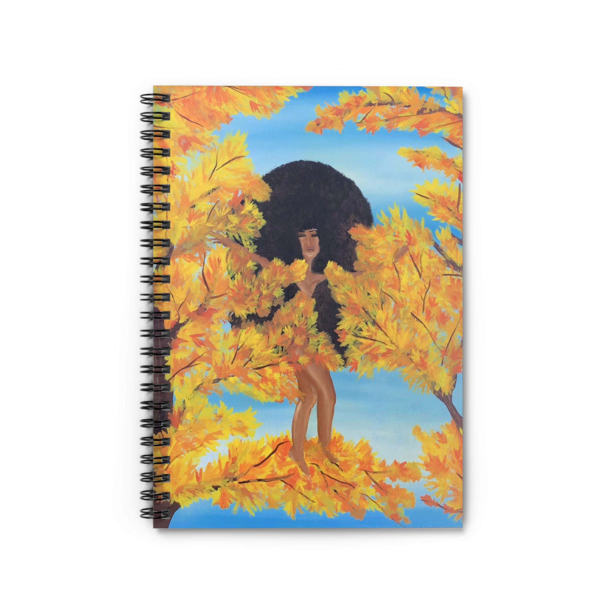 Autumn Beauty Spiral Notebook - Ruled Lines | Fall Inspired Artwork