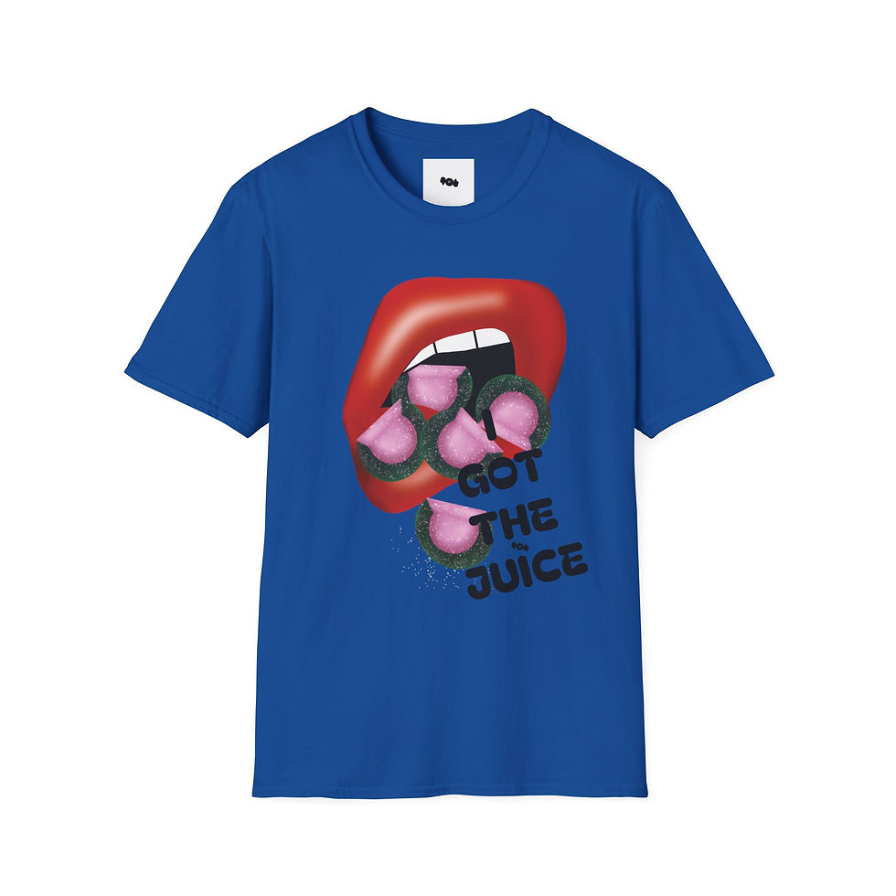 Thumbnail: I Got The Juice- Trendy Graphic T-Shirt with Bold Candy Lip Design | Unisex Tee