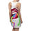 Thumbnail: Sour Worms Lip Pop Art Racerback Dress, Fun Summer Outfit, Edgy Fashion