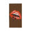 Thumbnail: Bold Lip Beach Towels - Chocolate Cups Design, Vibrant Brown Towels 